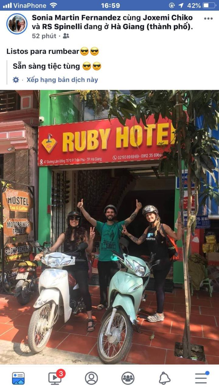Ruby Hostel Ha Giang Exterior photo